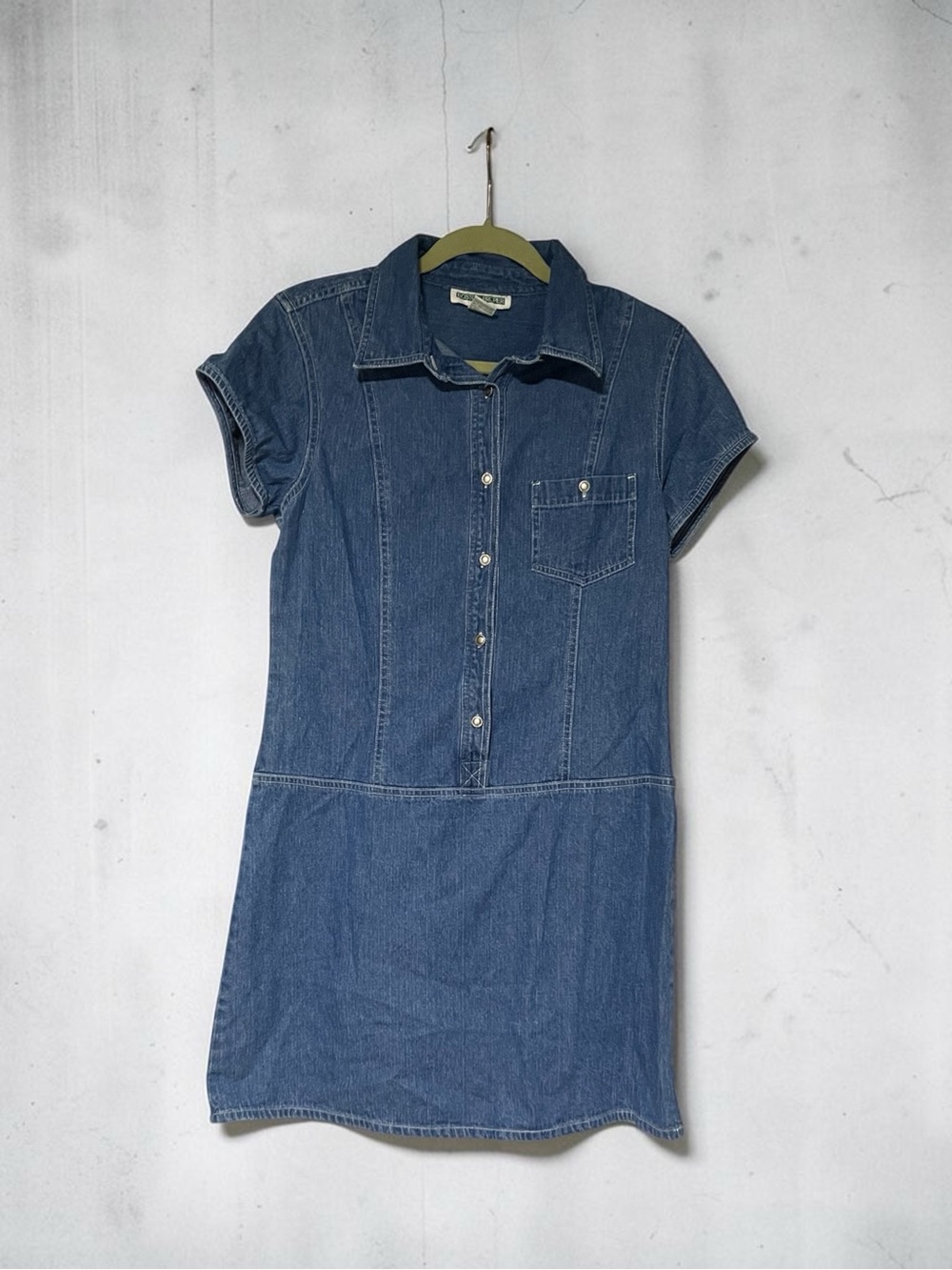 Boston Proper Blue Denim Shirt Dress
